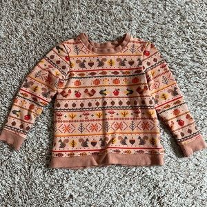 Little Sleepies Harvest Fair Isle Crewneck Sweatshirt